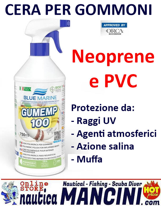 Protettivo per Gommoni Neoprene e PVC GUMEMP100 750 ml + OFFERTA QUANTITA'