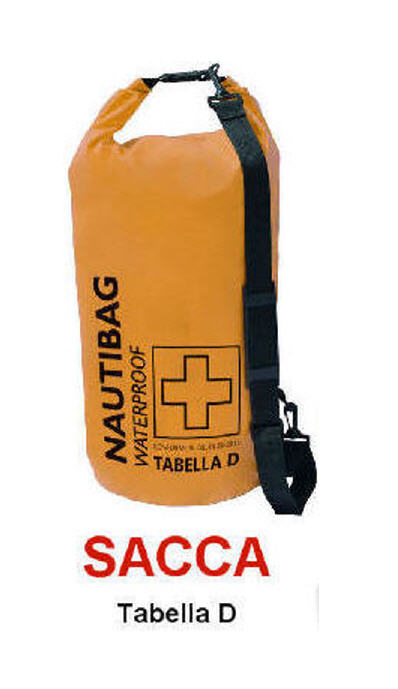 SACCA Stagna Pronto Soccorso Tab. D per Navigazione oltre 12 Miglia - Normativa 2016 - FORMULA RISPARMIO SACCA Stagna Pronto Soccorso Tab. D per Navigazione oltre 12 Miglia - Normativa 2016 - FORMULA RISPARMIO