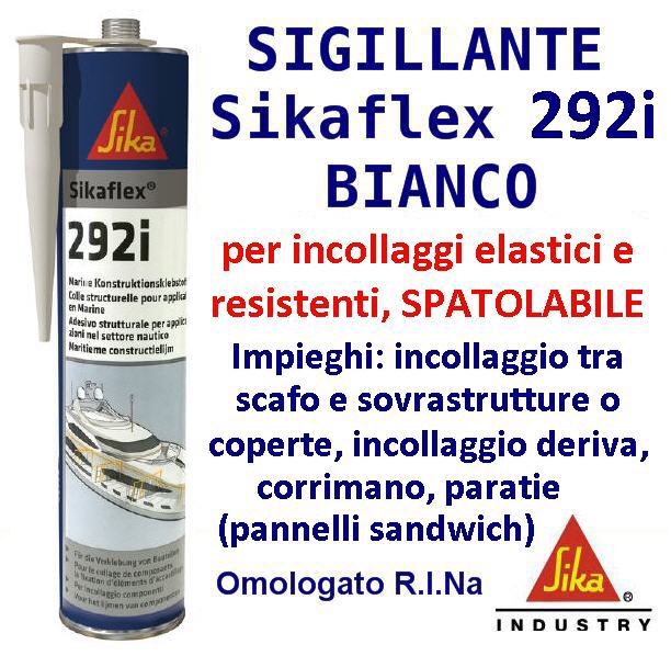 Collante SIKAFLEX 292i Bianco - Cartuccia 300 ml - Clicca l'immagine per chiudere