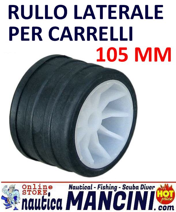 Rullo Carrello Laterale Ø 105 mm 76 mm foro 14,5 mm