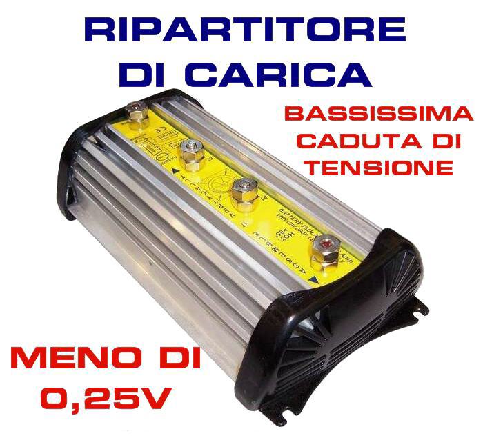 Ripartitore di carica per 2 Batterie 210A 100V Ripartitore di carica per 2 Batterie 210A 100V