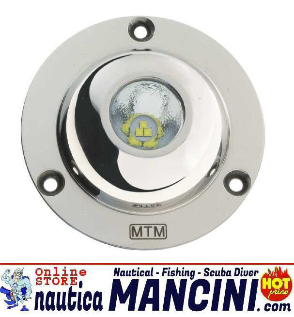 Faretto per Plancette Subacqueo Inox 9/32V a LED 10W BIANCO