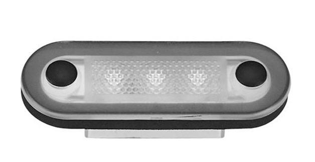 Luce di Cortesia 3 LED Bianco Freddo 83x28MM Luce di Cortesia 3 LED Bianco Freddo 83x28MM