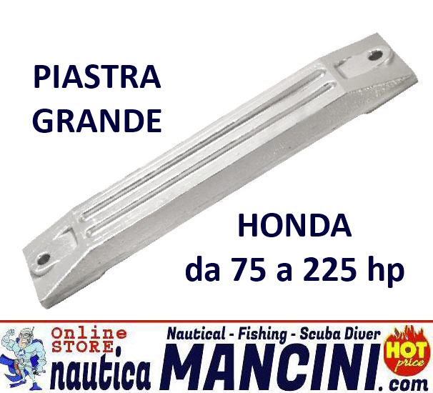 Anodo Zinco a Piastra/Barra per Honda 75/225 HP - Clicca l'immagine per chiudere