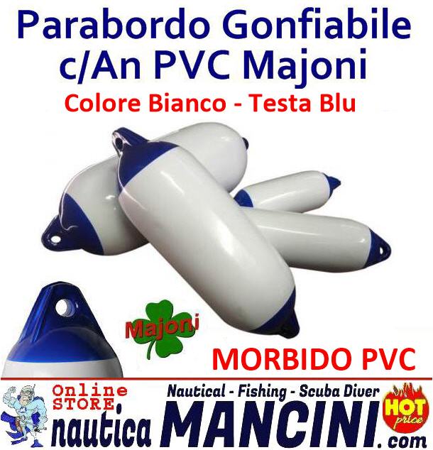 Parabordo Gonfiabile con Anello PVC Majoni M5/SF4 H70x24 cm