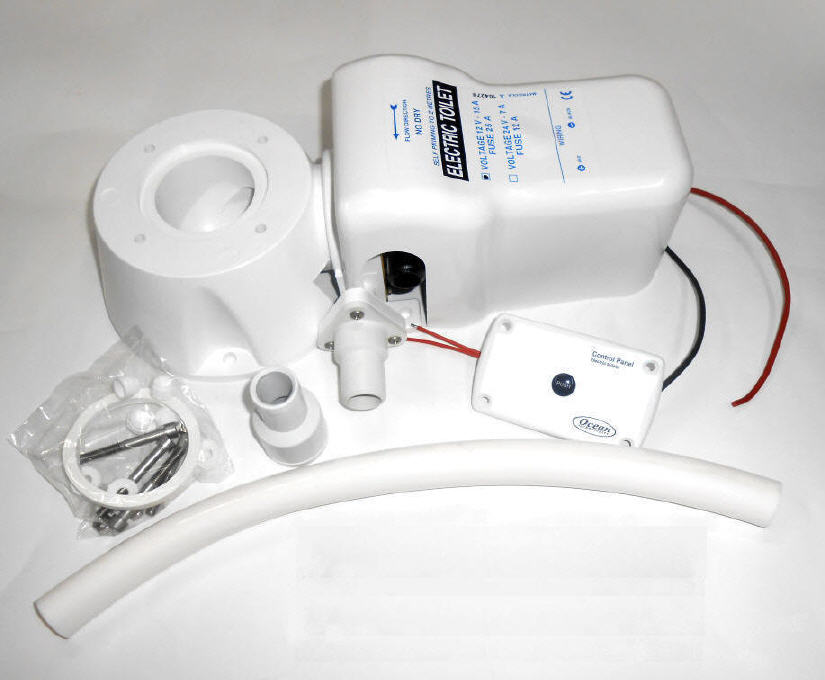 Kit Trasformazione per WC Toilette Marino da Manuale a Elettrico 12V (Barca, Camper..) - Clicca l'immagine per chiudere