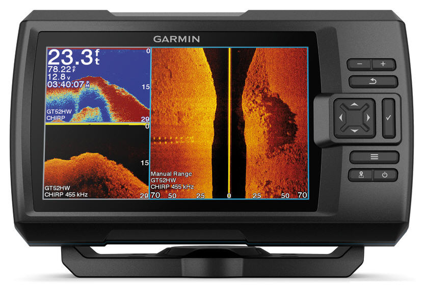 ECO-GPS integrato GARMIN STRIKER 7SV VIVID Fishfinder 7" con TRASDUTTORE CHIRP, ClearVü e SideVü