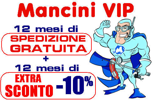 ManciniVIP (12 Mesi di Spedizione GRATUITA + EXTRA Sconti)