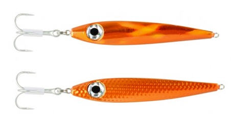 Artificiale Casting JIG Pilker PILK'X Orange Flash 40 gr Ancoretta #2