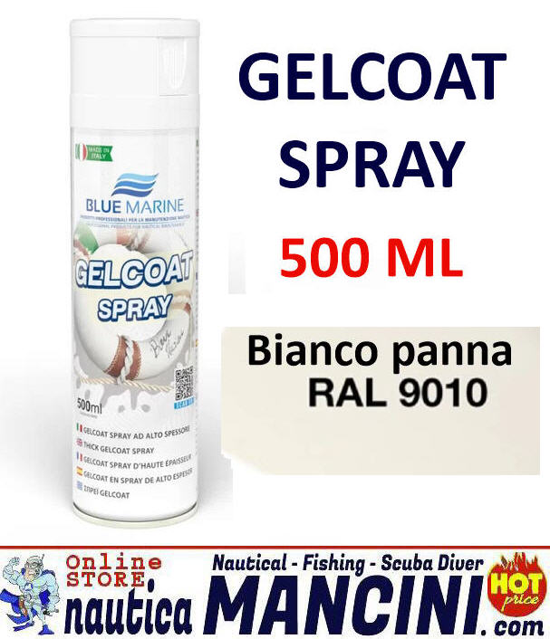 GELCOAT Spray 500ml Bianco Panna RAL 9010
