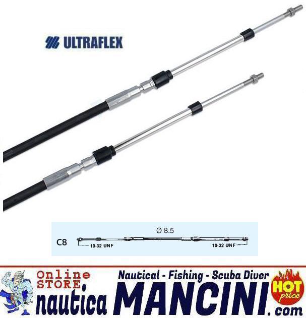 Cavo ULTRAFLEX per Controllo Motore mod. C8 da 10 ft / 3.05 mt