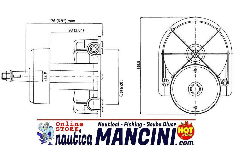 Timoneria per Motori Oltre 55HP (1) ULTRAFLEX T85 per Monocavo M66 Modello Base