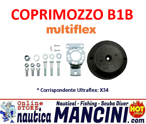 Coprimozzo MULTIFLEX B1B per timoneria H1 (*Ultraflex X34)