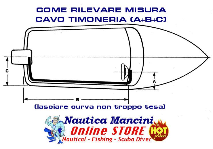 Monocavo MULTIFLEX mod.SC18 da 9 ft / 2.75 mt (corrispondente Ultraflex: M58)