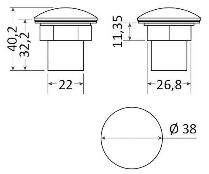 Luce di Cortesia Stagna a LED 12V Bianca - Clicca l'immagine per chiudere