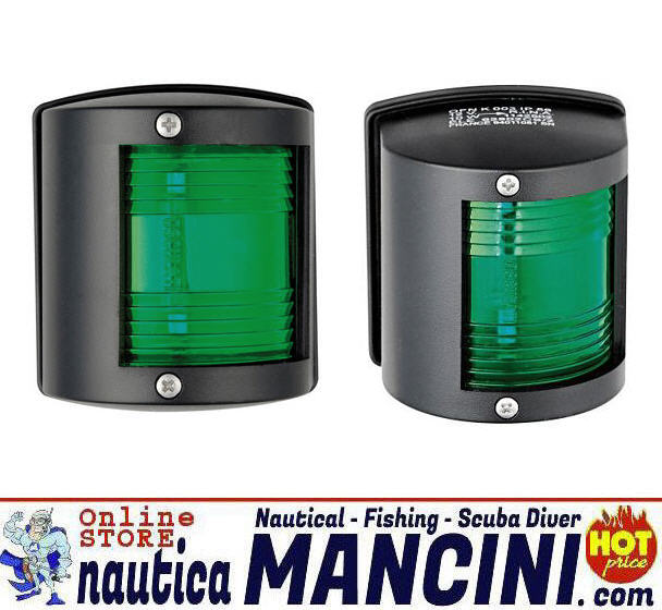 Fanale di via 12mt UTILITY 77 ABS Nero 112.5° VERDE