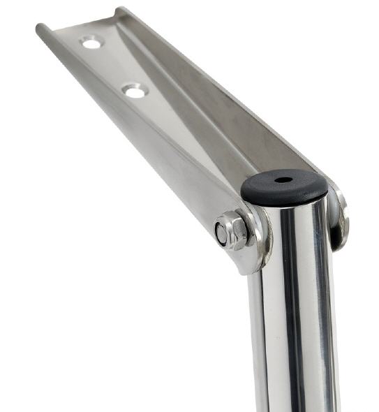 Scaletta Telescopica Inox 4 Gradini 32 cm Fissaggio Sopra Plancetta Gradini Large - Clicca l'immagine per chiudere