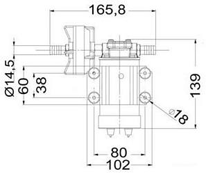 Pompa Travaso Autoadescante per Gasolio 12 V 900LT/H