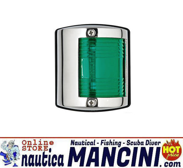 Fanale di via 12mt UTILITY 85 INOX 112.5° VERDE