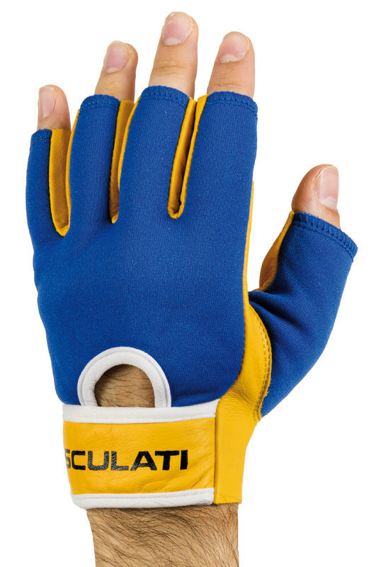 Guanti Vela a Mezze Dita in Pelle Tg. 3/M