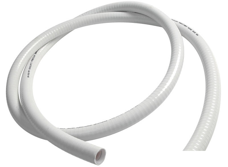 Tubo Spiralato PVC bianco Ø 38mm per servizi sanitari, pompe, lavelli.. - Clicca l'immagine per chiudere