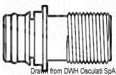 Raccordo Portagomma EUROPUMP Filettato 1/2" Diritto