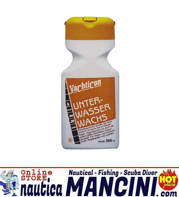 Pulitore per Carene YACHTICON Under-Water Wax Anti Alghe 500 ml