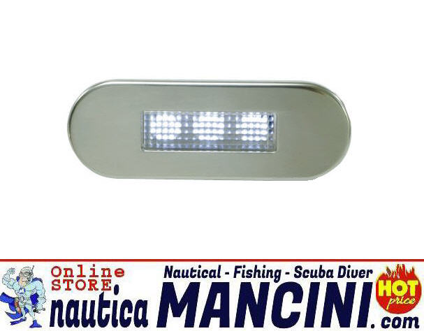 Luce di Cortesia con LED Bianco Frontale 30x85 mm