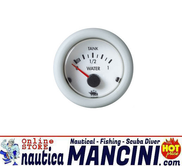 Indicatore Livello Acqua 10/180 Ohms GUARDIAN 12V Bianco