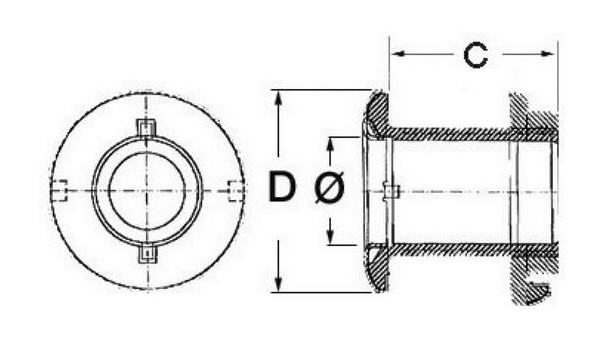 Scarico a Mare Inox Ø 12 mm 3/4" - Clicca l'immagine per chiudere