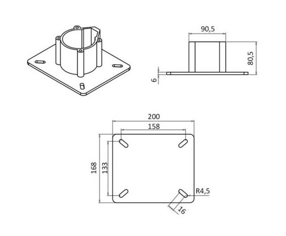 Supporto Sedia Telescopico Girevole Base Sup. in Lega Leggera Regol. 45/62cm - OUTLET - Clicca l'immagine per chiudere