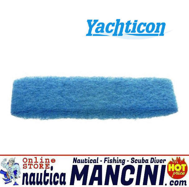 Cuscinetto Abrasivo YACHTICON Medio Blu 260x115 mm