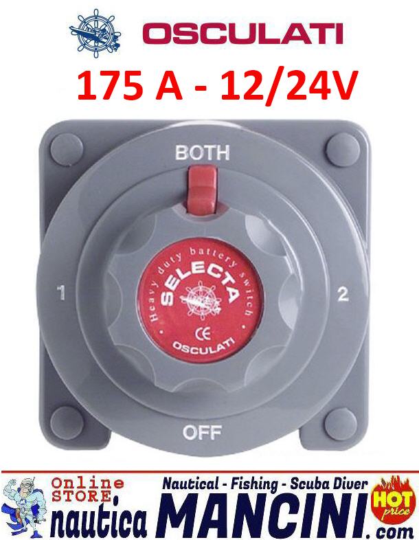 Interruttore/Deviatore per Batterie SELECTA 175 Amp