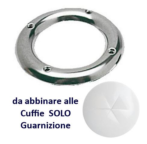 Ghiera Inox per Cuffie Passacavo Ø 90 mm (solo Ghiera)