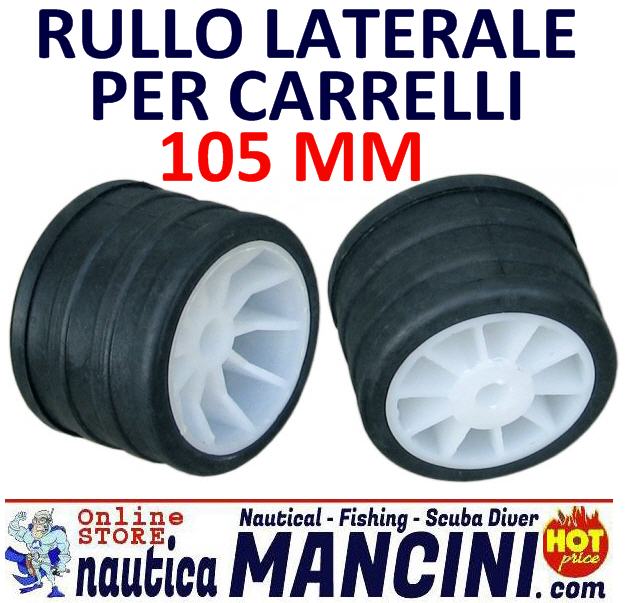 Rullo Carrello Laterale Ø 105 mm 76 mm foro 14,5 mm