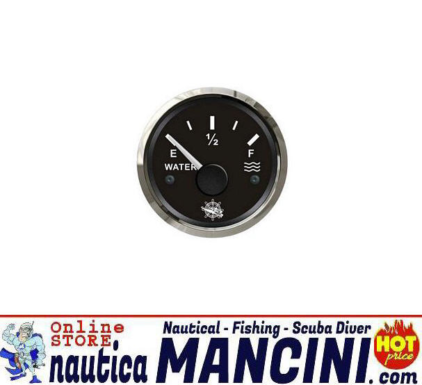 Indicatore Livello Acqua 240/33 Ohms GUARDIAN 12/24V Nero