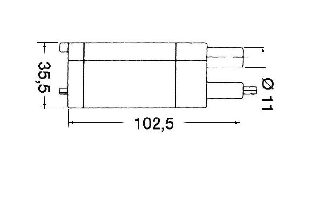 Pompa Immersione per Taniche CARAVAN 12 V 18 LT/M (1080 LT/H)