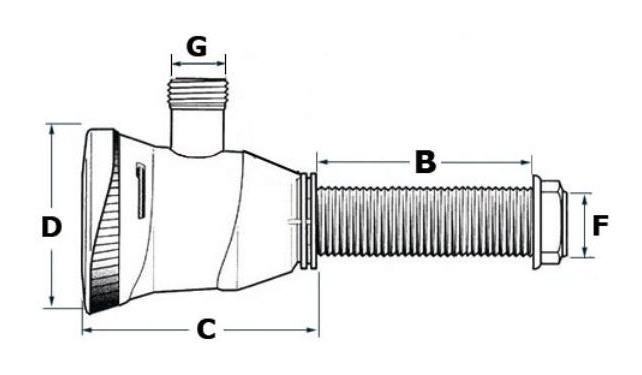Pompa Aeratrice ATTWOOD per Vasche del Vivo 12 V Mod. T-500 Portata 38 LT/M