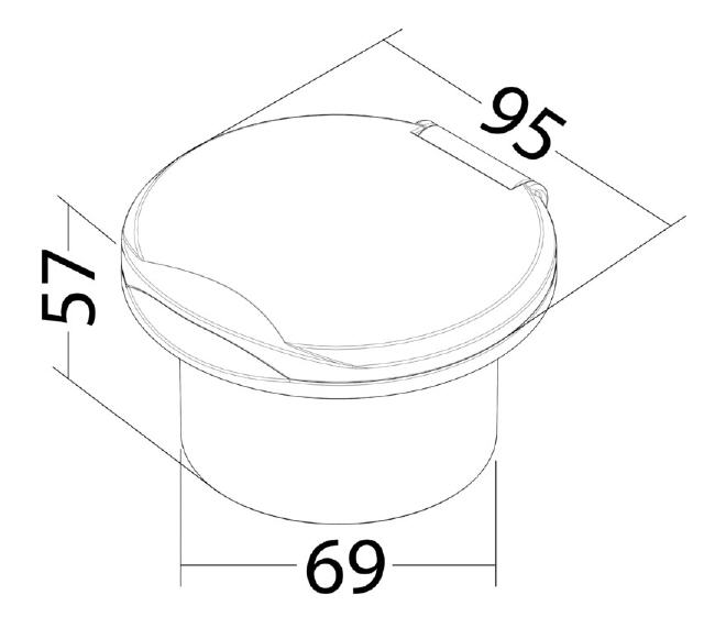 Presa Acqua CLASSIC EVO per Lavaggio Ponte o usi generici Ø 69 mm