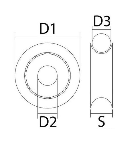 Puleggia per Cima Ø 5 mm - Foro Ø 6,2 mm - Clicca l'immagine per chiudere