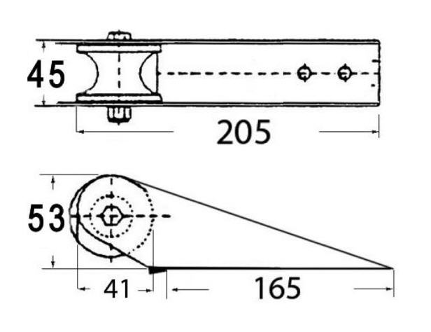 Musone di Prua Inox 205x45 mm - Clicca l'immagine per chiudere