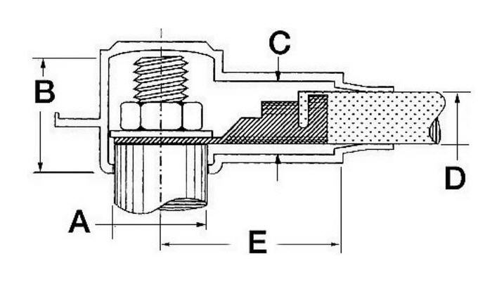 Cappuccio Isolante per Cavi Batteria/Connessioni Elettriche Rosso