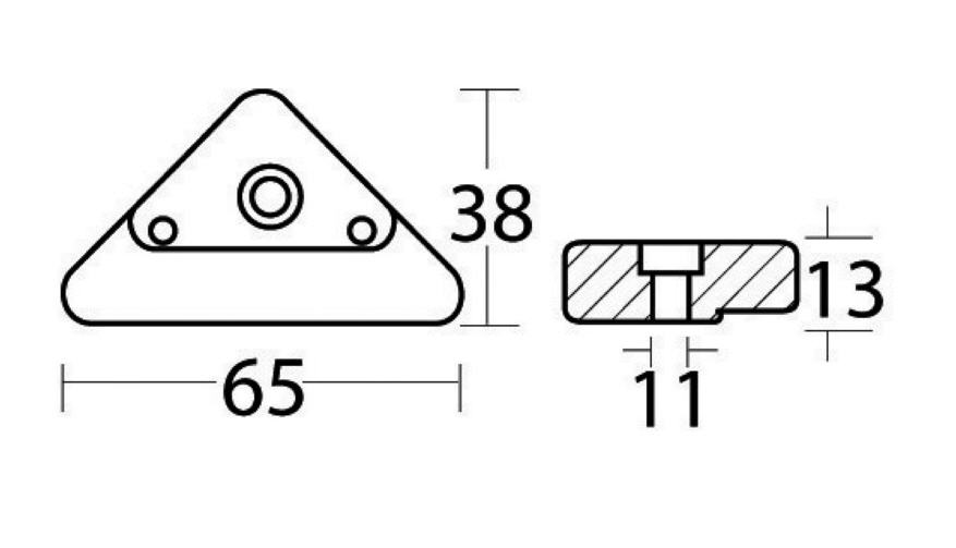 Anodo Zinco Piede Volvo DPX 872793