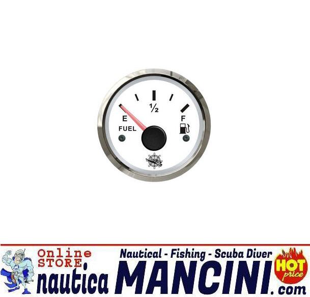Indicatore Livello Carburante 240/33 Ohms 12/24V Bianco
