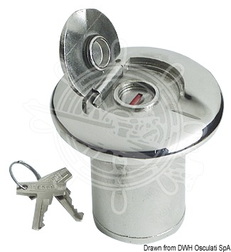 Tappo Imbarco DIESEL Inox D. 50 mm con Chiave - Clicca l'immagine per chiudere