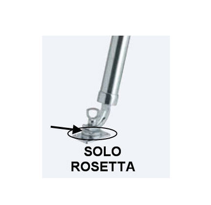 Portacanna Ricambio - Collare Dentato (Rosetta) Inox 100x65 mm - Clicca l'immagine per chiudere
