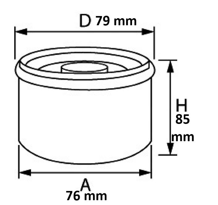 Cartuccia di Ricambio Filtro Olio per Motori Honda 75/250HP - Clicca l'immagine per chiudere