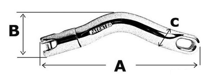 Attacco/Giunto Inox per Catene (Ancora) Ø 6/8 mm Gira Ancora TWIST - Clicca l'immagine per chiudere