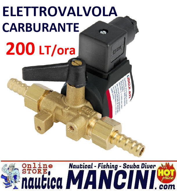 ElettroValvola Carburante 12V 200 lt/h