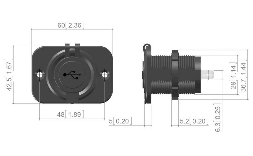 Presa Doppia USB - Clicca l'immagine per chiudere